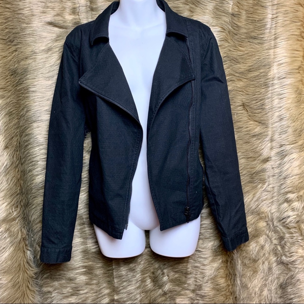 EILEEN FISHER MOTO JACKET EUC